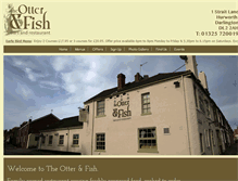 Tablet Screenshot of otterandfish.co.uk